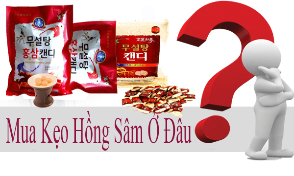 kẹo sâm hàn quốc bán ở đâu